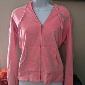 Pink sweat jacket